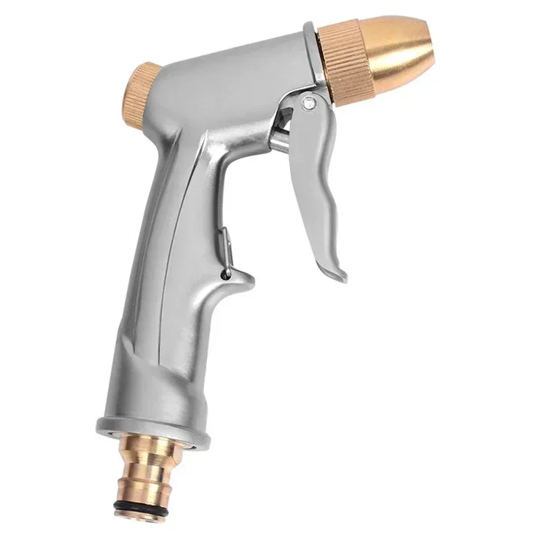 Pistola de Agua a Alta Presión con Boquilla de Latón, Manguera de Jardín, Rociador para Lavado de Autos, Herramienta de Lavado de Autos, Pistolas de Agua Xy002