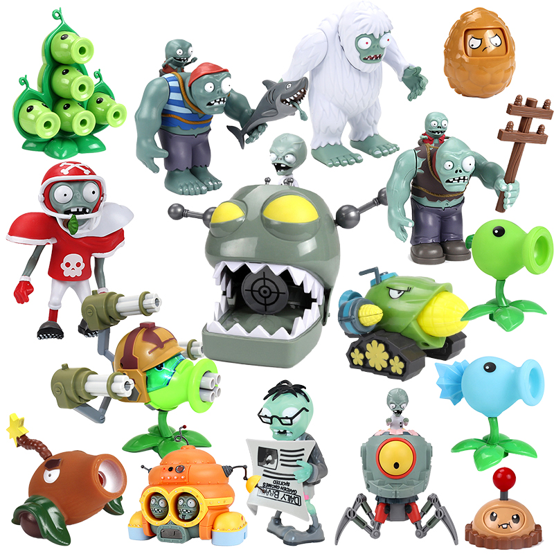 PLANTS VS ZOMBIES Crazy Dave Game Фигурка Блокпост Железное ведро Grim Reaper Модель зомби Кукла Детские игрушки Детские подарки