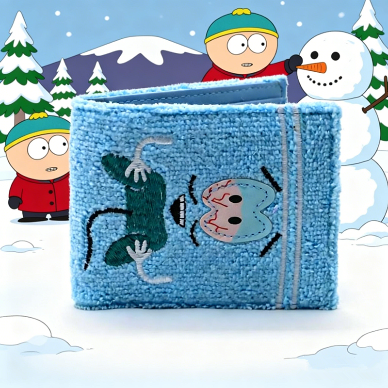 Pluche schattig handdoekdoek geborduurd anime mode portemonnee leuk casual cadeau voor meisjes