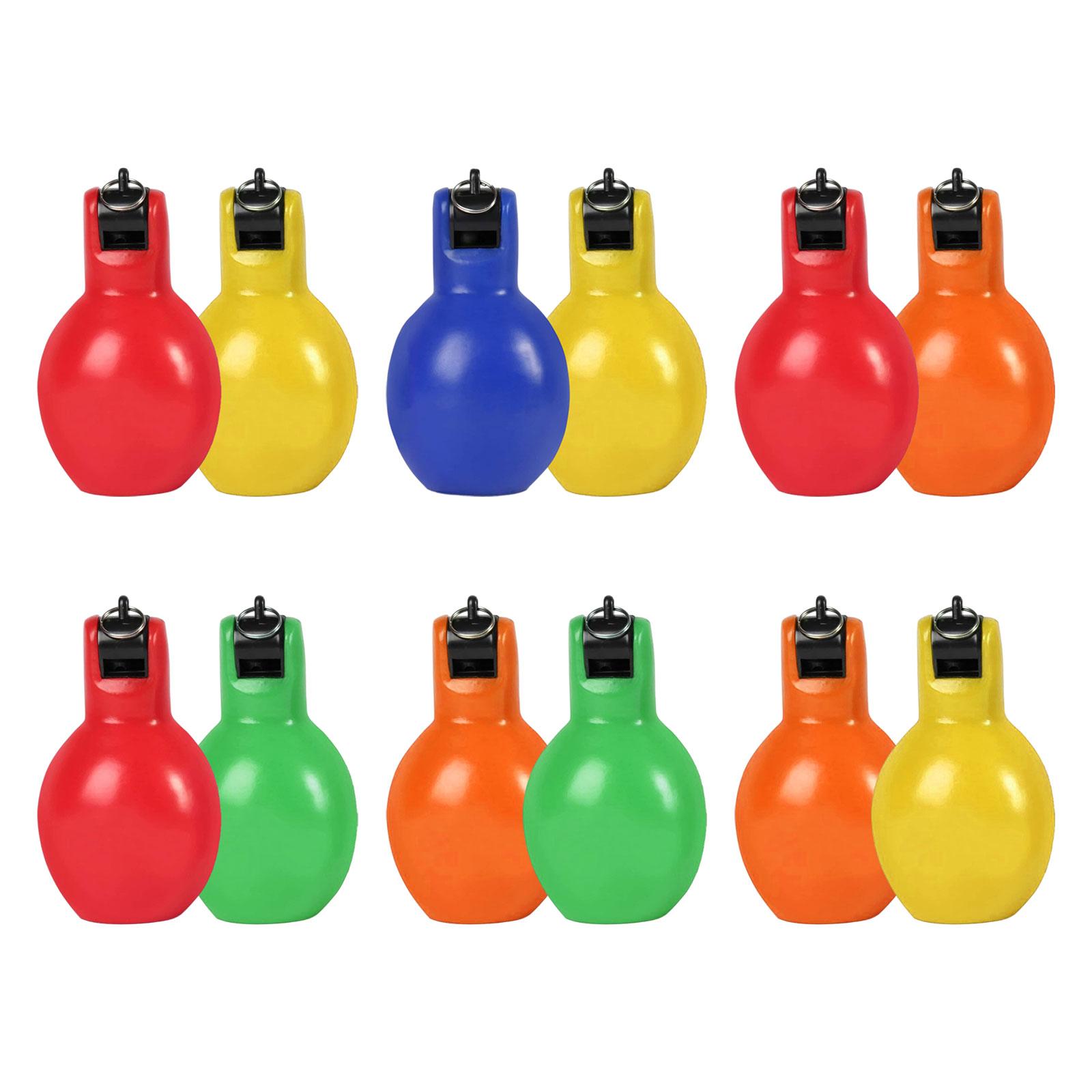Silbatos para apretar de mano, silbato de entrenamiento suave para caminar, supervivencia y senderismo, 2 uds.