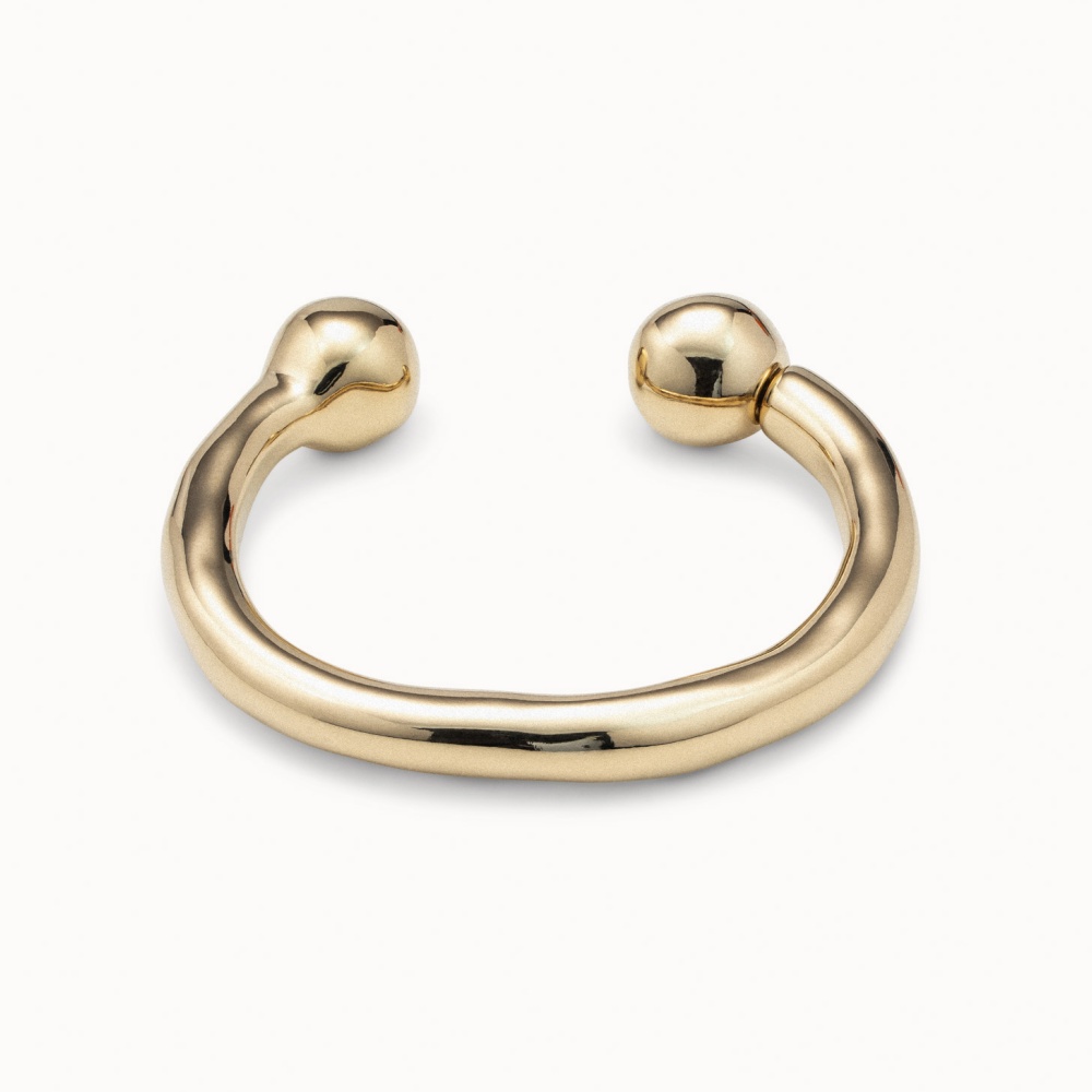 2025 herfst vintage gepersonaliseerde OL-stijl goud zilver bal open armband paar accessoires festival cadeau