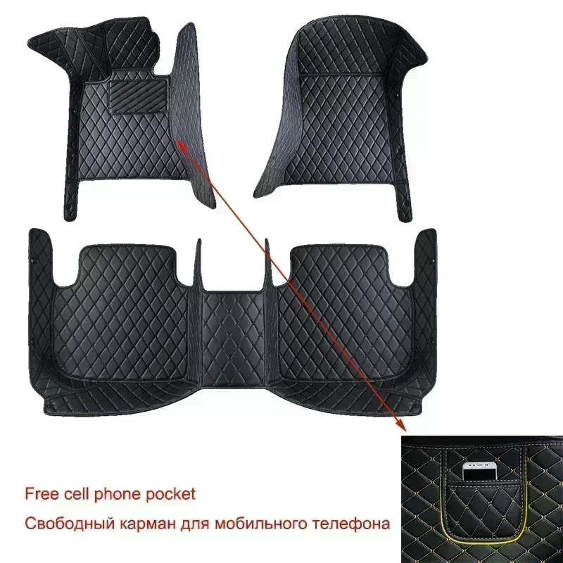 Tapis de sol de voiture personnalisés pour Ford Edge 5 Seat, 2009-2014, 2015-2019, 2020-2022, 2023, EVOS 2023, détails intérieurs, accessoires