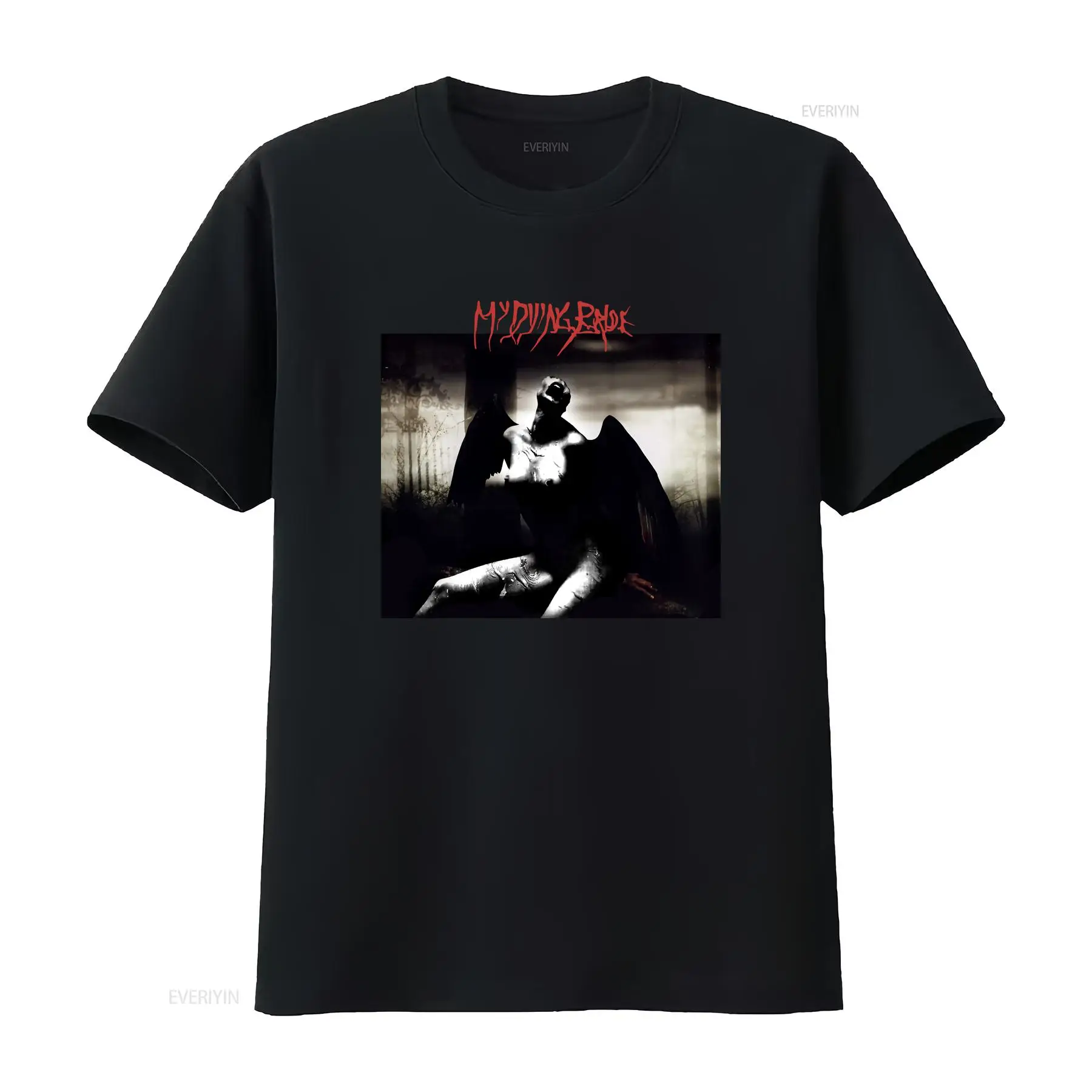 Neues beliebtes schwarzes T-Shirt „My Dying Bride“ aus Baumwolle in voller Größe mit langen oder kurzen Ärmeln, Vintage-Stil, gewaschene Mode-Designerkleidung
