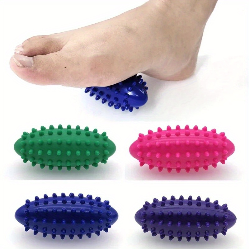 1pc bola de massagem de pés, bola de massagem de pico para aliviar dores e tensões, ferramenta de massagem de ioga, massagem muscular.