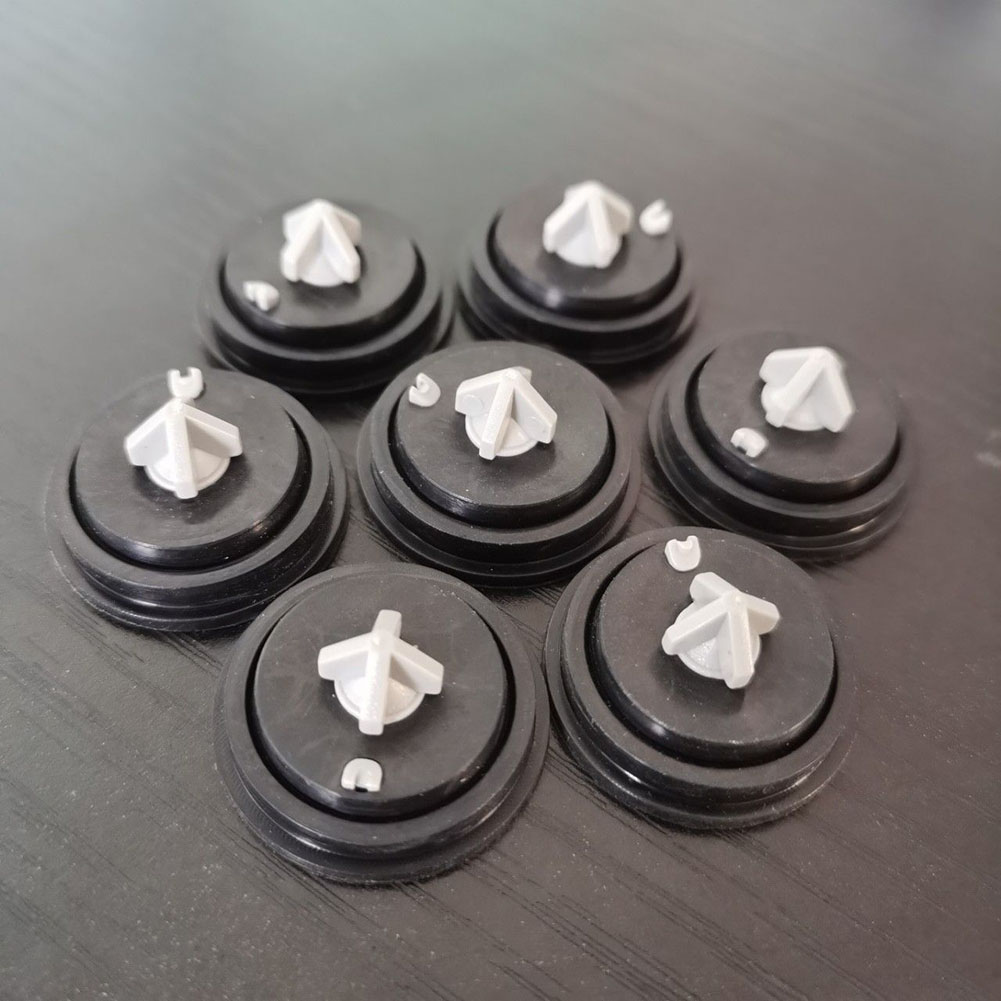 2PCS Toilet Fill Valve Gasket Inlets Fill Valve Diaphragm Float Valve Membrane For Siamp Fill Valves Ballvalve Cisterns Washers