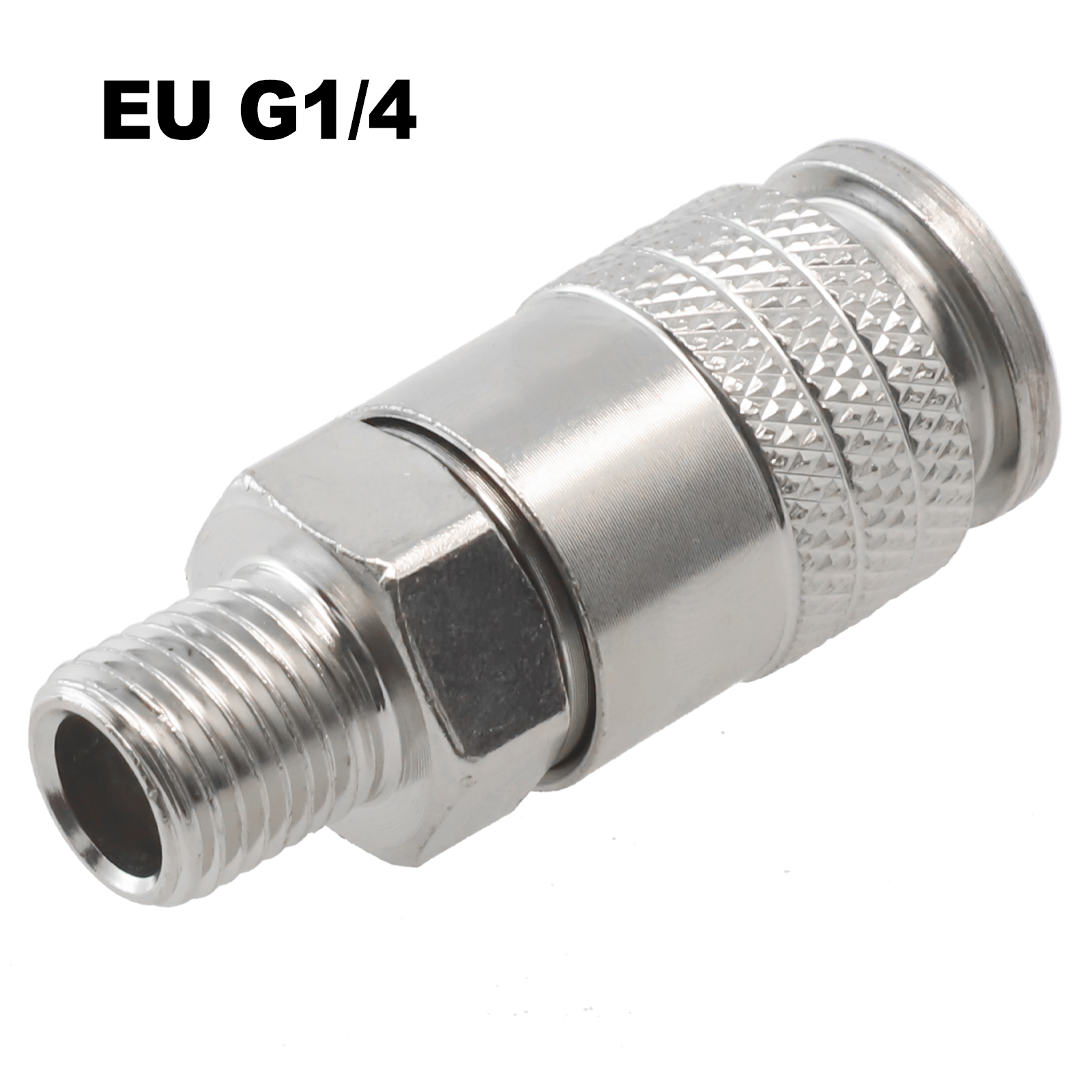Air Compressor G1/4 ด้ายชายอุปกรณ์นิวเมติกอะแดปเตอร์โลหะ Quick Connector มาตรฐาน EU สําหรับ Air เครื่องมืออุปกรณ์เสริม