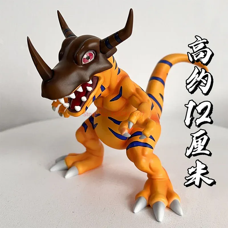 12ซม.เอกวาดอร์อะนิเมะตัวเลขGk Greymon Agumonตุ๊กตาน่ารักGabumon Pvc Action Figureสะสมของเล่นตกแต่งของขวัญเด็ก