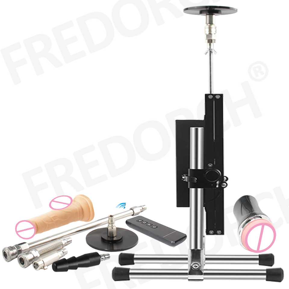FREDORCH 2023 NEW Sex Machine With MORE Attachments Vibrator Sex Toys for Adult Men Women Vagina Female Masturbation Sex MACHINE