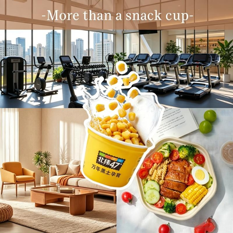 Suplemento de Fitness de Bajo IG, Granos de Maíz Dulces, Listos para Comer, en Vaso Portátil, Snack para Oficina/Escritorio, Aderezo Crudo para Ensaladas, Guarnición Diaria, Sin OGM, Maíz Crudo Natural Instantáneo