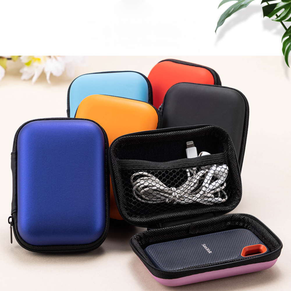 Capa dura pu para sandisk pssd/e30/e60/e61 250gb/500gb/1tb/2tb v2 extrema portátil ssd sdssd bolsa de armazenamento de transporte