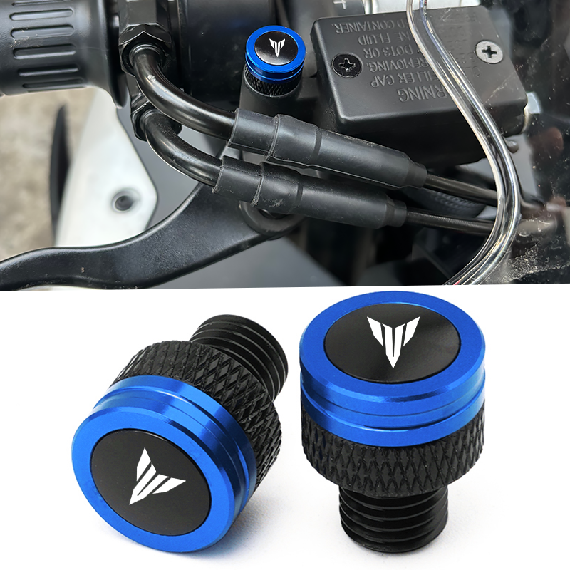 Do YAMAHA MT01 MT09 MT07 MT10 MT03 MT 09 07 03 10 MT-09 MT-07 MT-10 MT-03 Motocyklowe aluminiowe lusterko z otworem śrubowym
