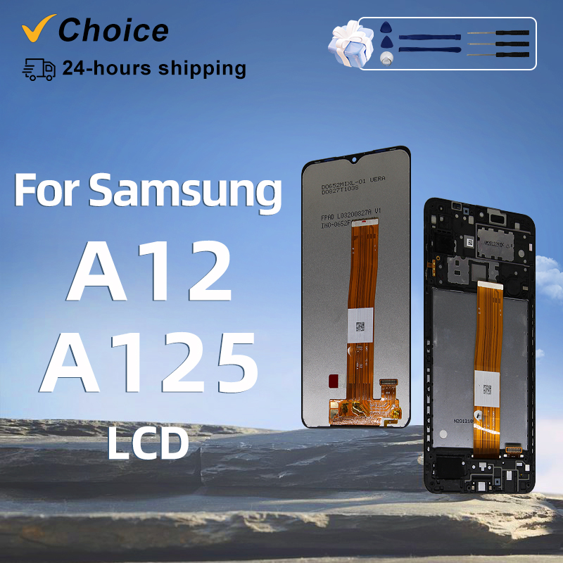 Keuze 6.5 "Ips Voor Samsung Galaxy A12 Lcd-Scherm A125 SM-A125M SM-A125U Touch Screen Digitizer SM-A125N Lcd Vervangende Onderdelen