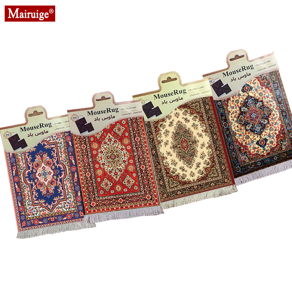 Alas Mouse dan Keyboard karpet Persia Dropshipping, aksesori Mouse kantor mendukung meja, alas Mouse komputer, alas meja