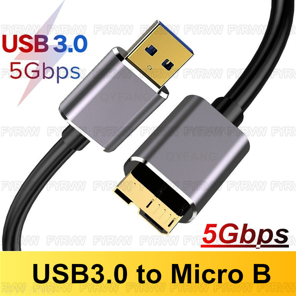 Cable externo para disco duro Cable USB Micro B Cable HDD Cable de datos Micro Cable SSD Sata para disco duro Samsung Cable Micro B USB3.0