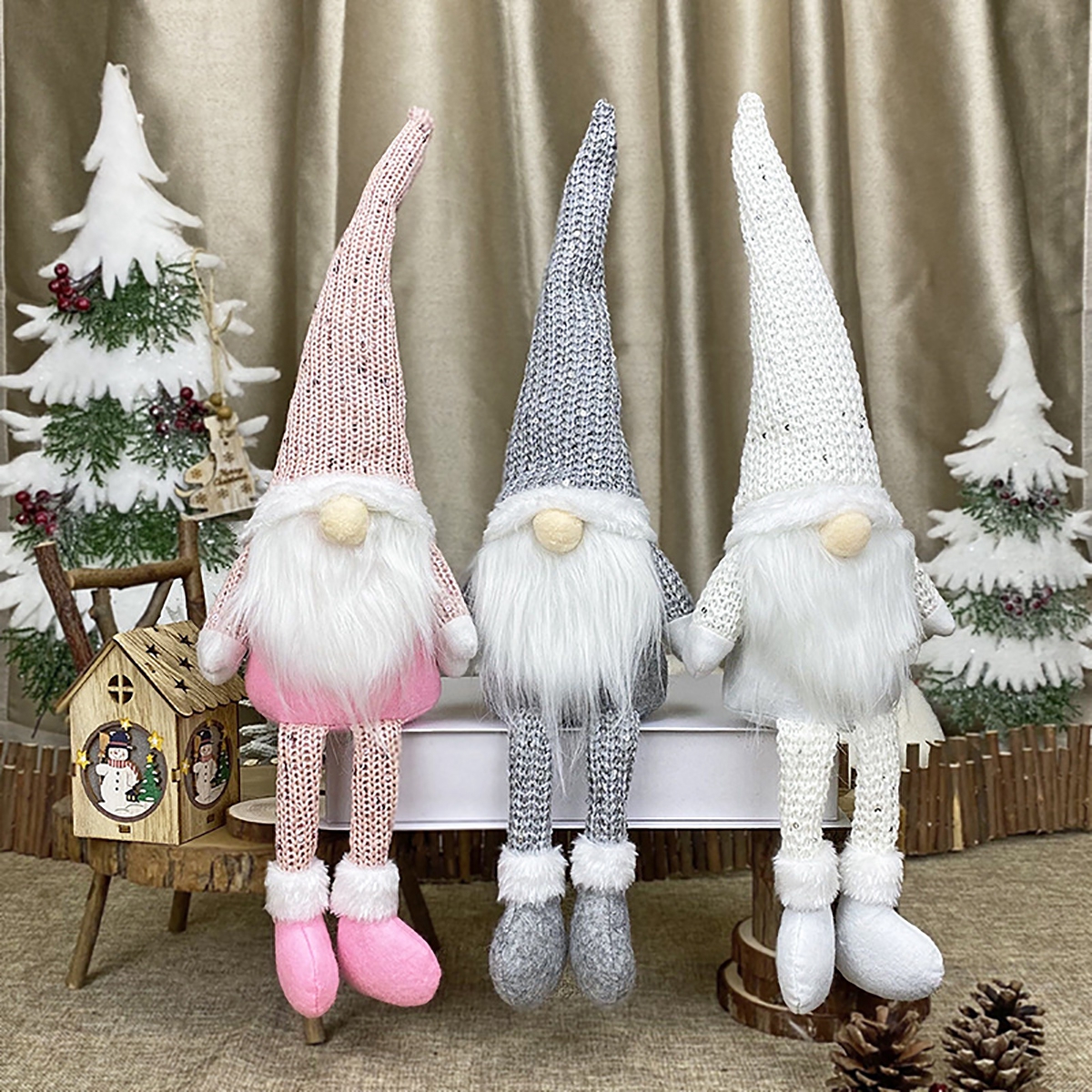 Natal boneca sem rosto gnome 2025 feliz natal decorações para casa cristmas ornamento natal navidad natal ano novo 2026