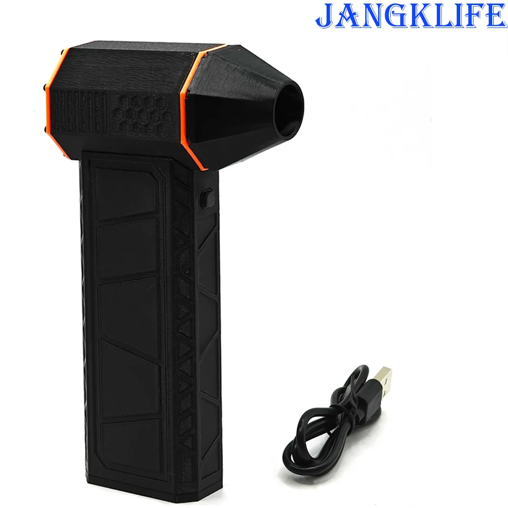 150000 RPM elettrico JANGKLIFE Fan Jet Blower Fan Type-C Cable 22 M/s Air Duster per la pulizia della tastiera del Computer