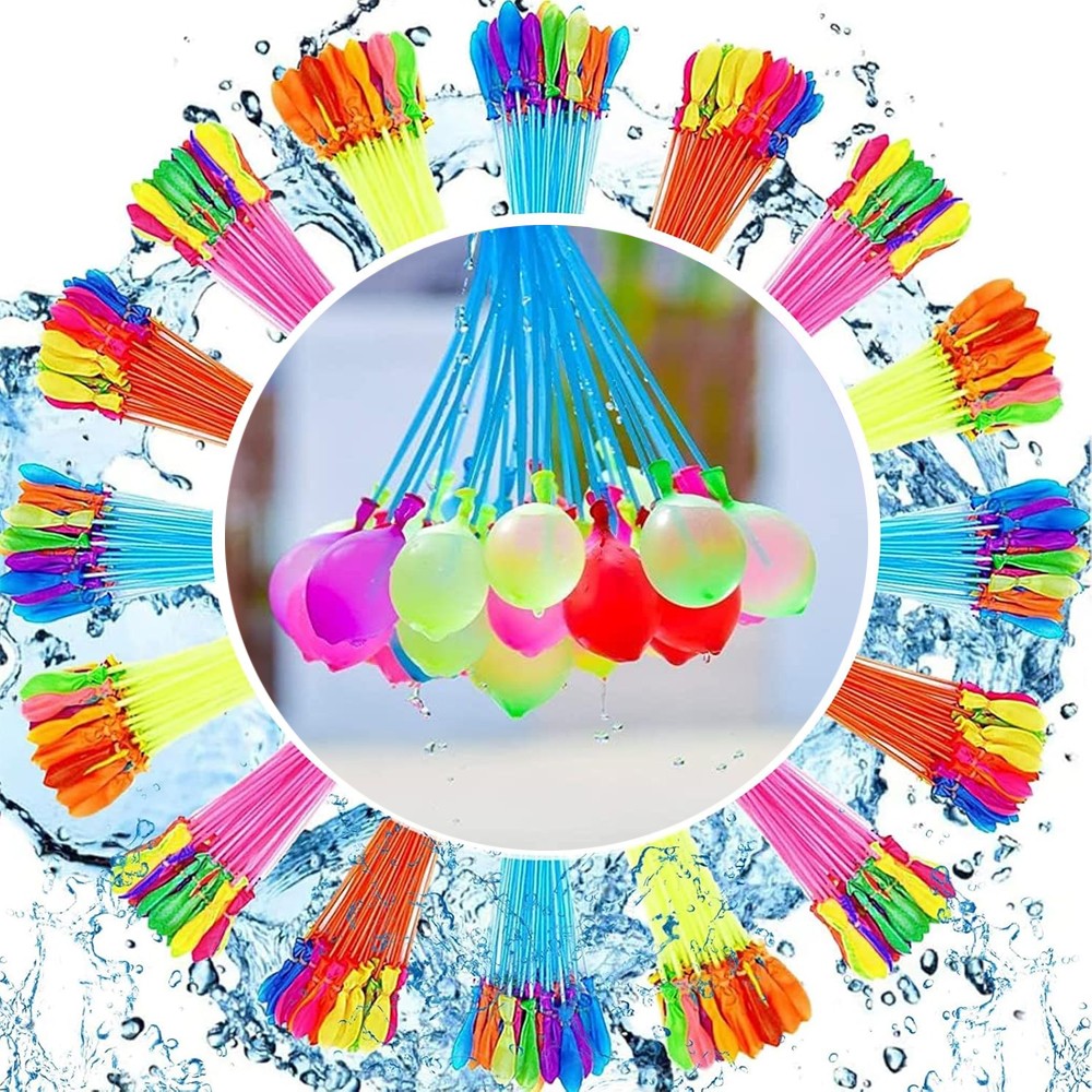 6 x 111 Fast Self Sealing Water Balloons Tying Fill Magic Balloon Bombs Kid Toys