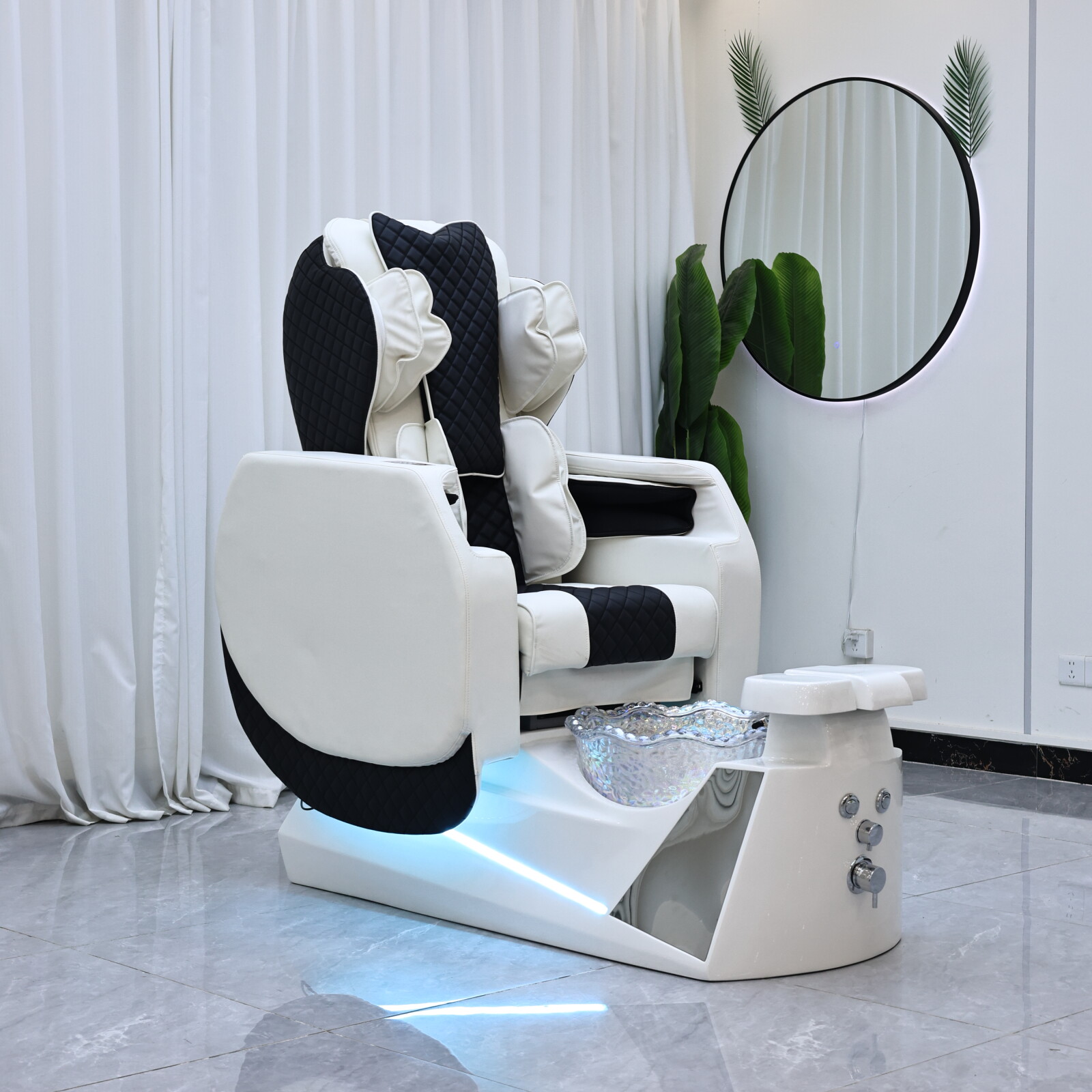 High end foot repair chair, nail salon exclusive foot care chair, foot care massage chair, adjustable foot bath therapy chair