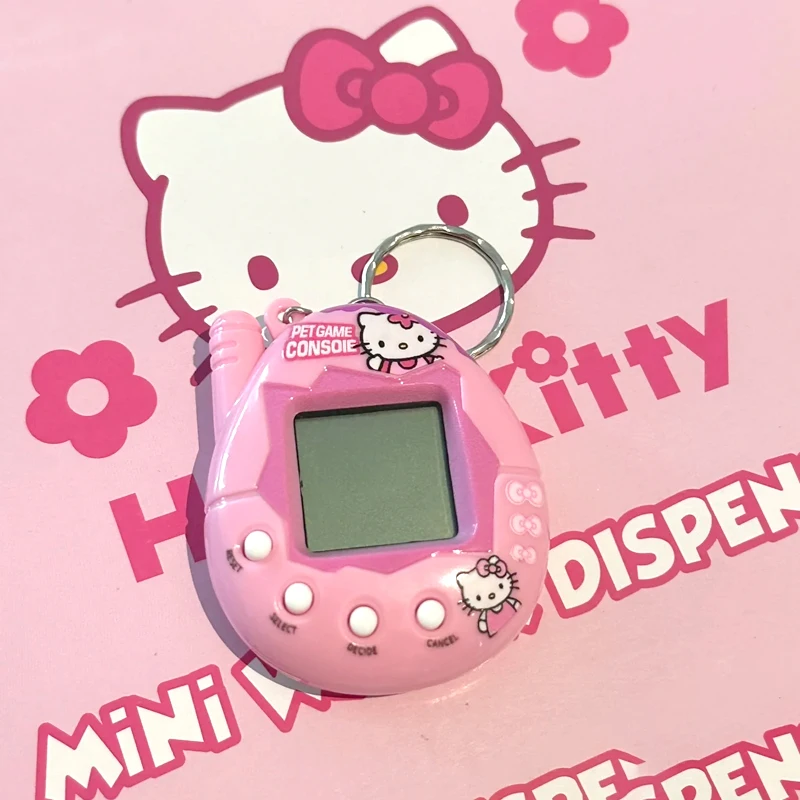 Harajuku chica Rosa Ángel Hello Kitty llavero colgante Kawaii encanto Vintage Hello Kitty paquete colgante accesorios regalo