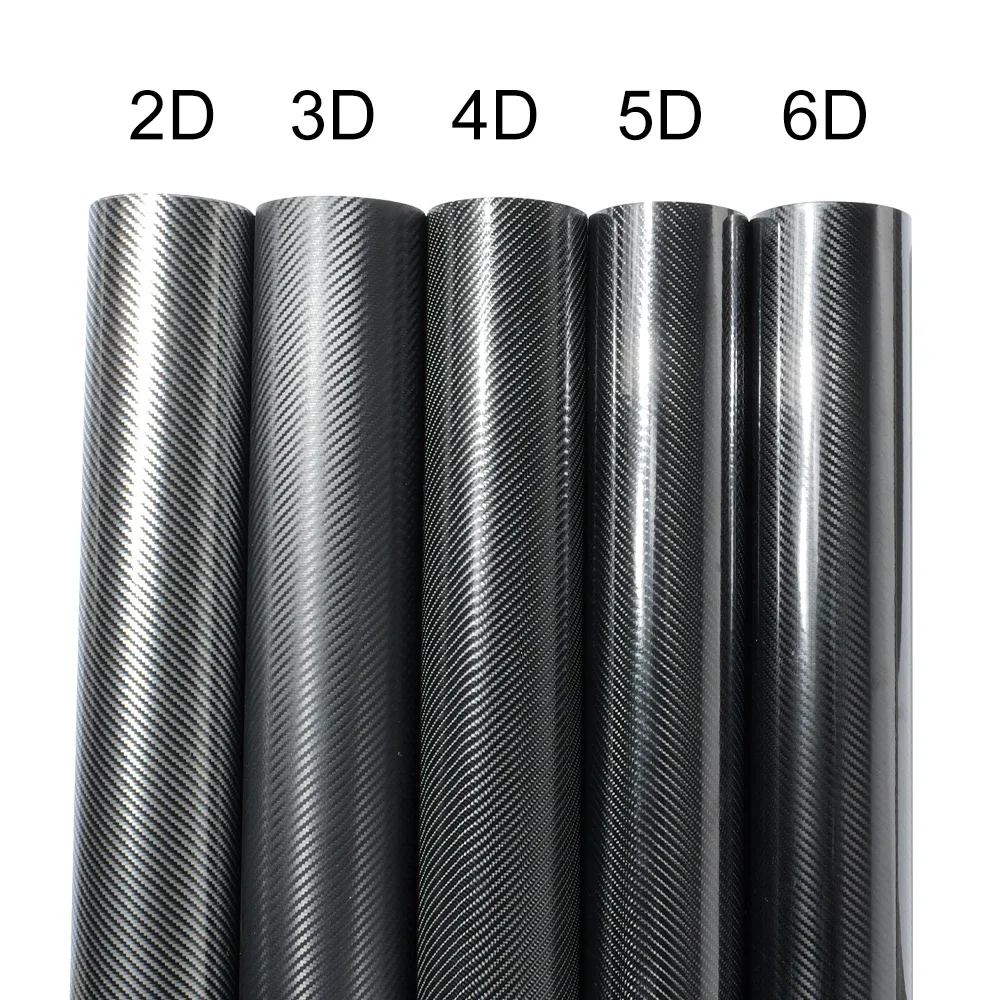 2D 3D 4D 5D 6D Carbon Fiber Vinyl Wrap Film Car Sticker Protective Decal Computer Laptop Phone Motorcycle Cover Auto Accsesories
