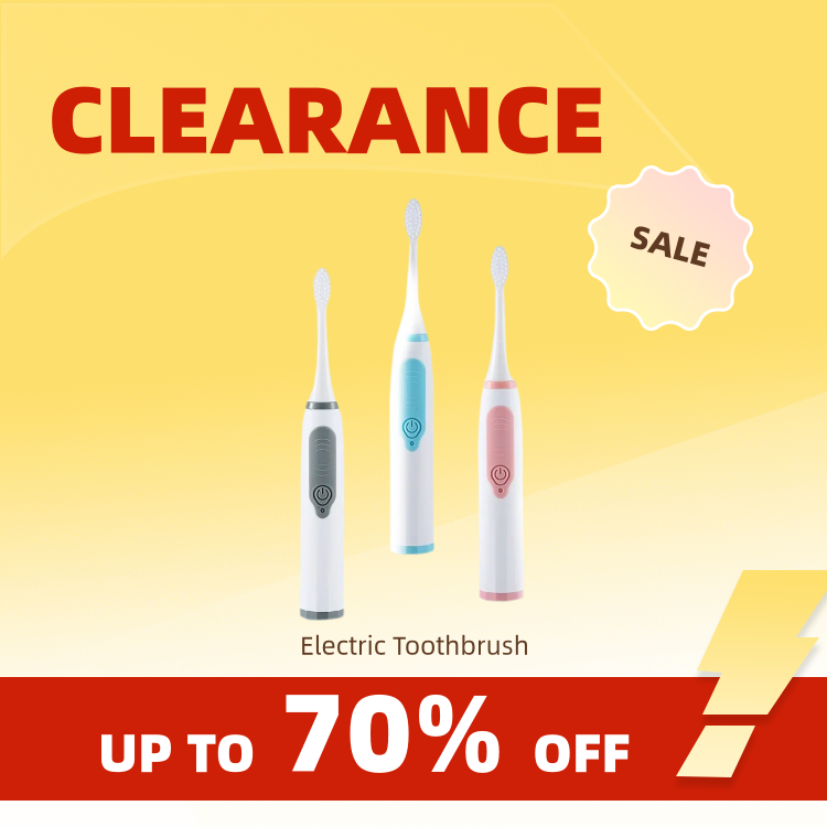 Clearance_Jianpai Sonic elektrische Zahnbürste für Männer und Frauen, für den Haushalt, nicht wiederaufladbar, weiche Haare, IPX6 wasserdicht_Continu