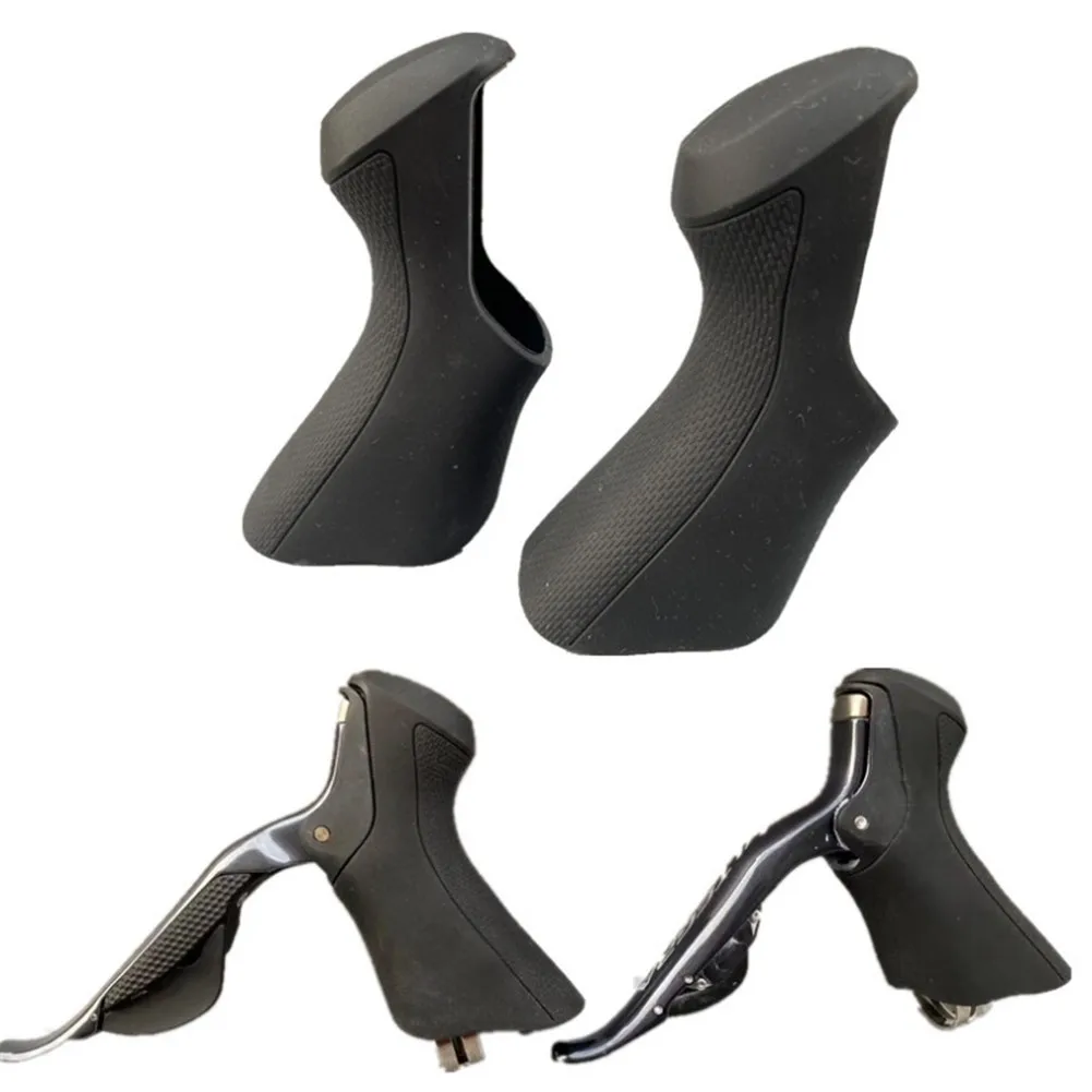 Hamulec rowerowy szosowy osłony zmiany biegów gumowy uchwyt rowerowy rękawy Protector dla Shimano dla Ultegra Di2 ST-6870 akcesoria rowerowe