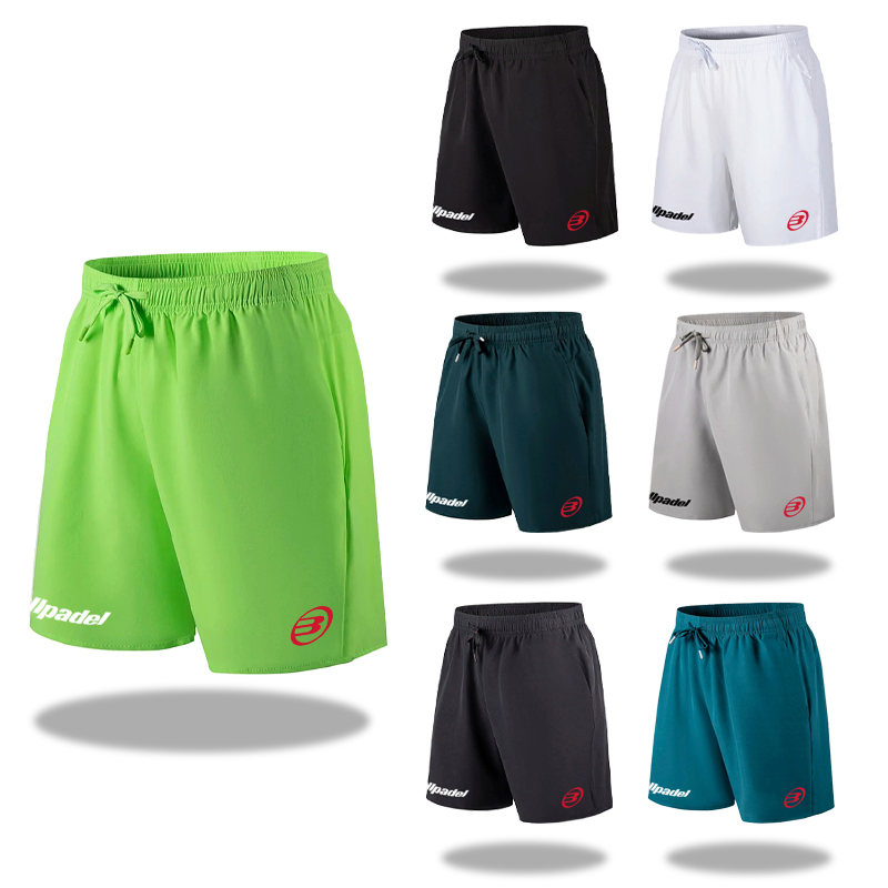 Pantalones cortos deportivos de Pádel para hombre, pantalones cortos de tenis transpirables, pantalones de Bádminton de secado rápido, ropa deportiva para correr al aire libre, verano, nuevo