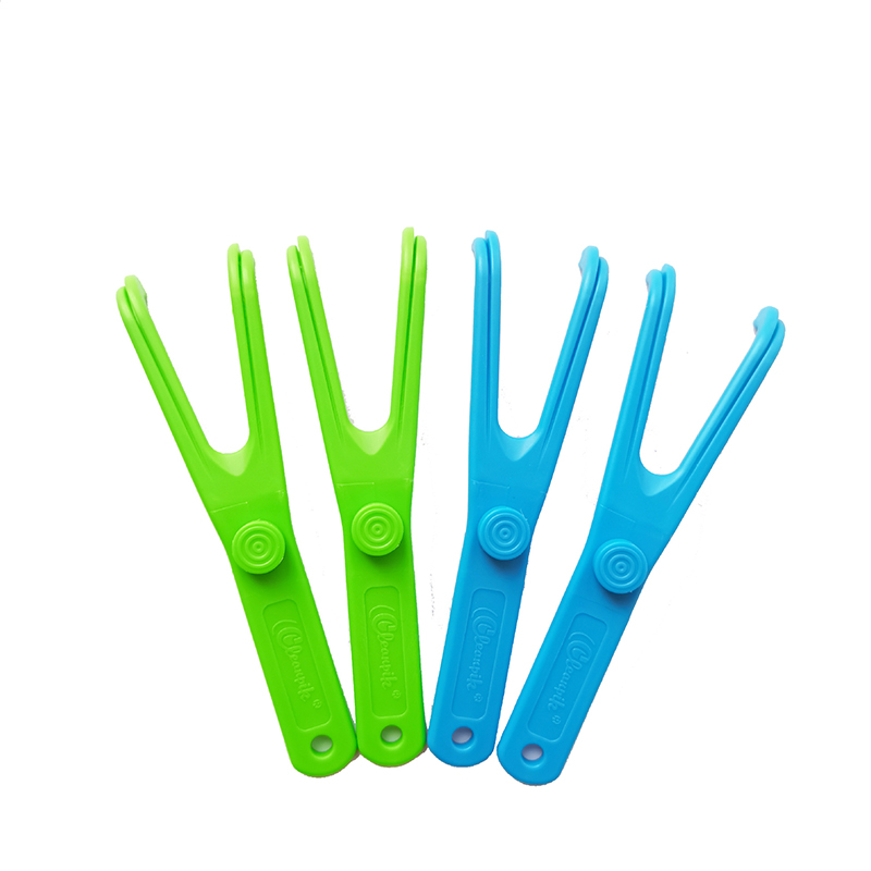Tandzijde Houder Hulp Herbruikbare Mondhygiëne Tandenstoker Flosser Vervangbaar Rek Rager Tanden Whitening Schoonmaken Tool Care