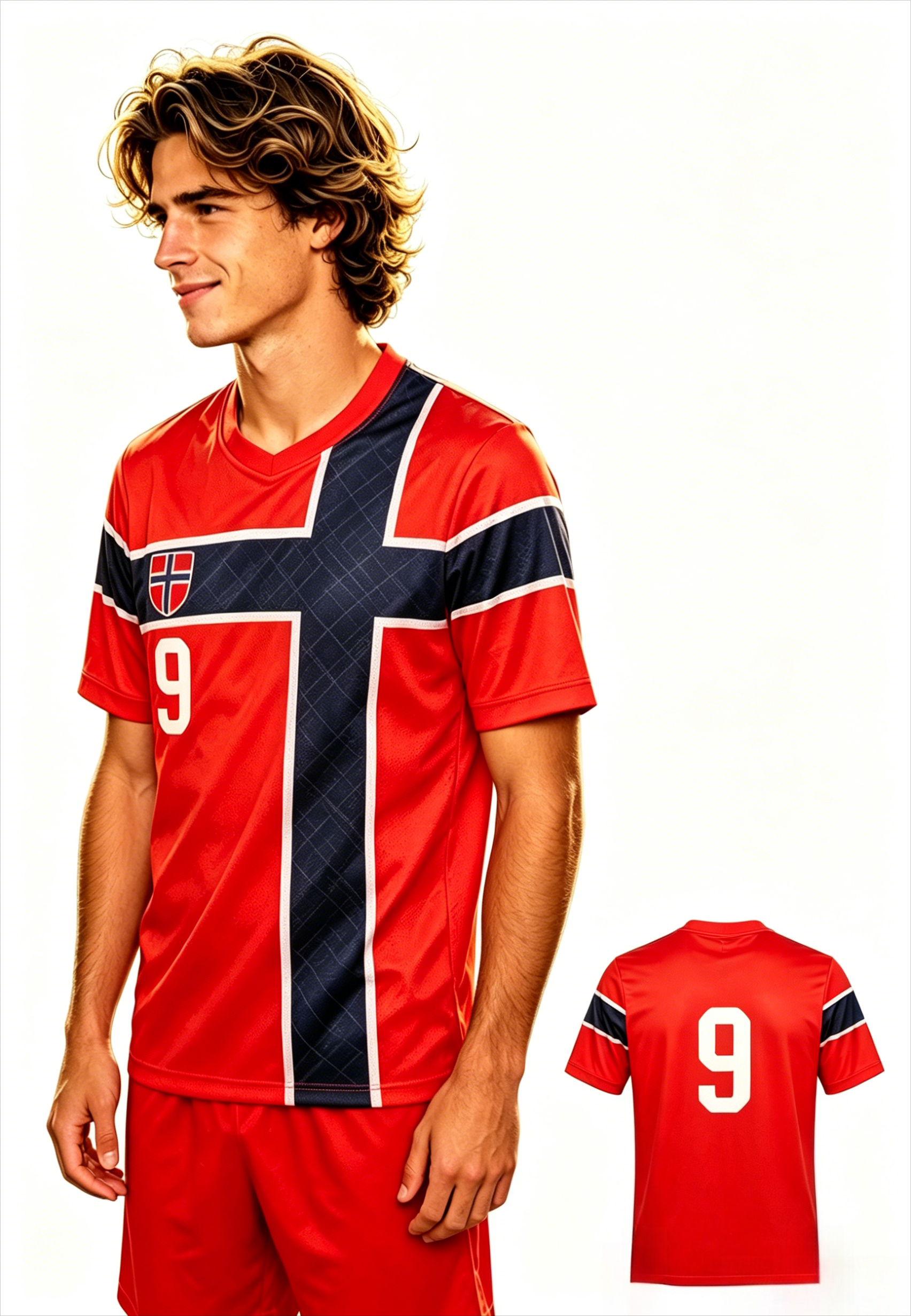 2026 Noorse stijl heren voetbal sport T-shirt speciale editie voetbaltenue outdoor snel drogend T-shirt casual wear