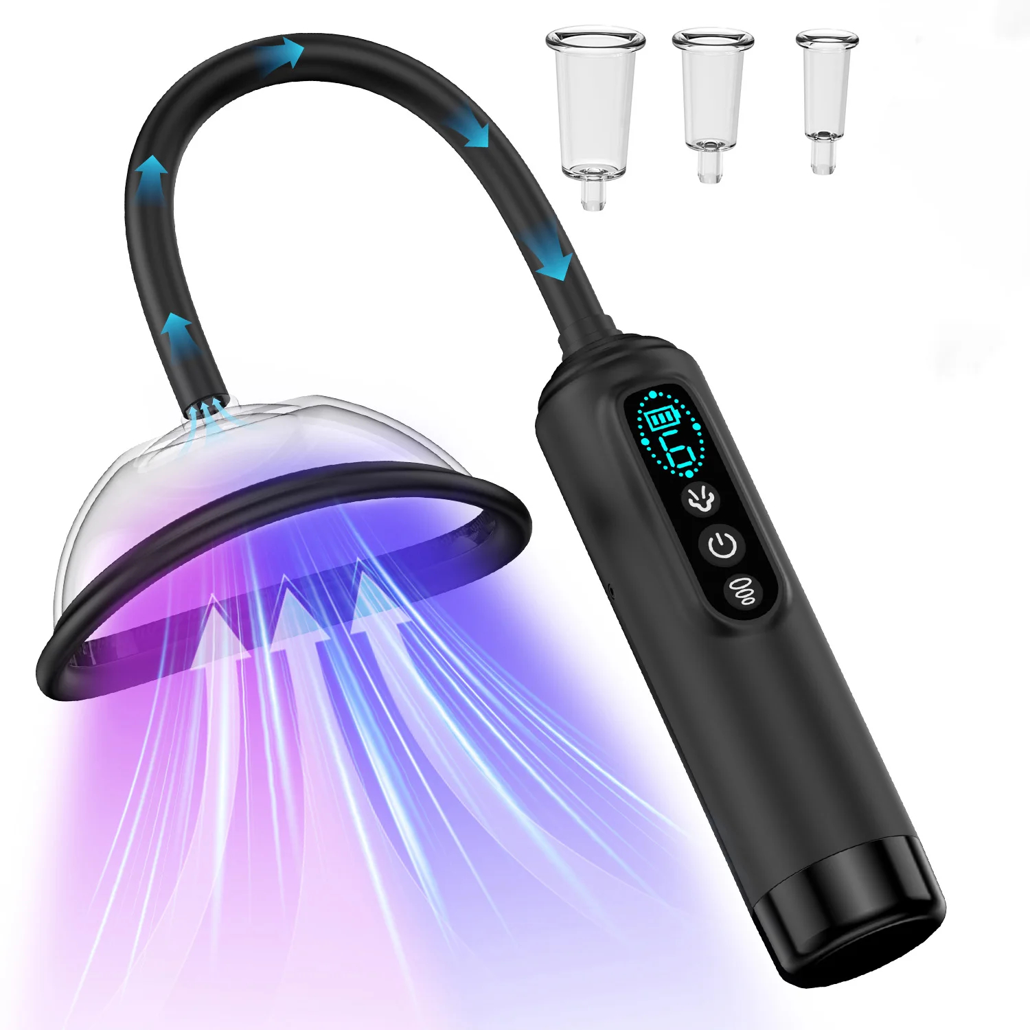 Sexspielzeug für Frauen Elektrische Vagina-Pumpe Nippel-Sauger Vibrator Klitoris-Stimulator Brust-Massagegerät Nippel-Vergrößerer Erotik-Artikel