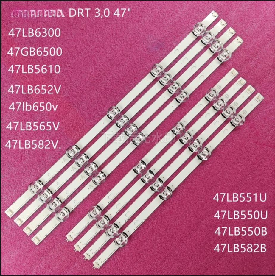 LED bande de rétro-éclairage Pour 47LB650V 47LF6500 47LB6200 47LB5300 47LB5550 47LF5500 47LF6200 LG47LY340C 47GB651C 47LB6300 47GB6500