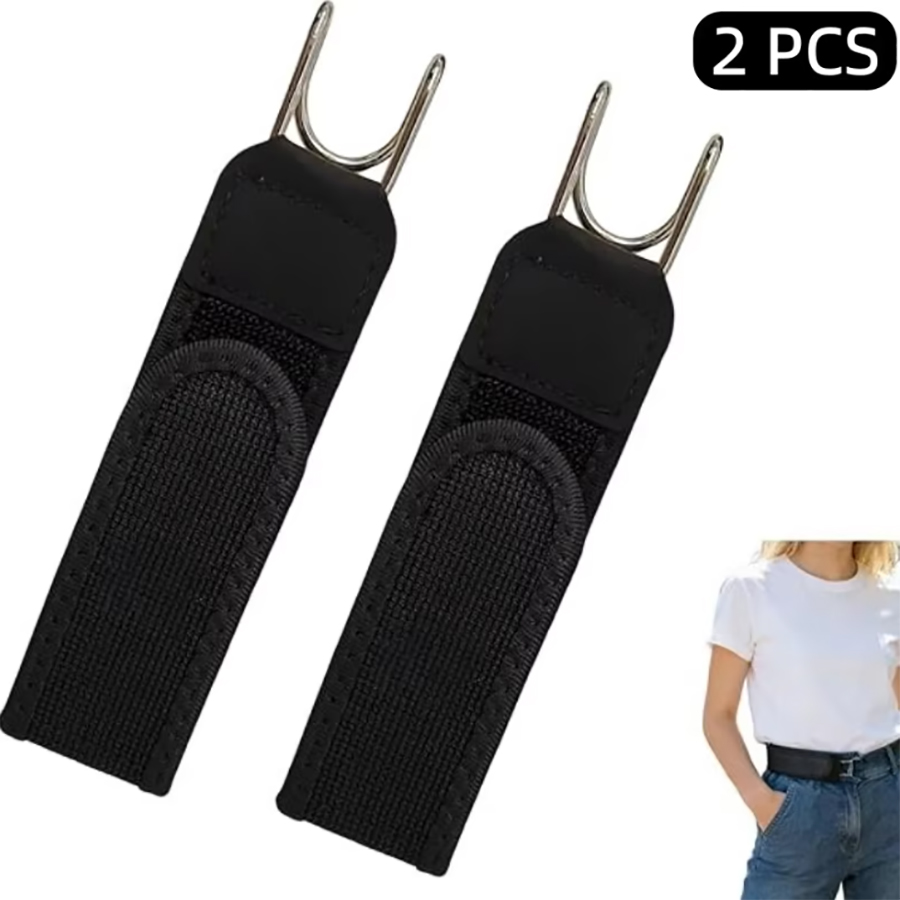 1Pc Tactische haak elastische tailleband, gespvrije onzichtbare taillesluiting, klittenbandgesp, geschikt voor jagen, vissen, kamperen