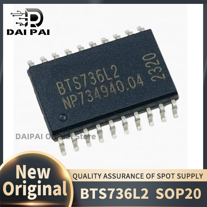 (5 stks/partij) 100% Nieuwe originele BTS736L2 BTS736 SOP20 Chipset