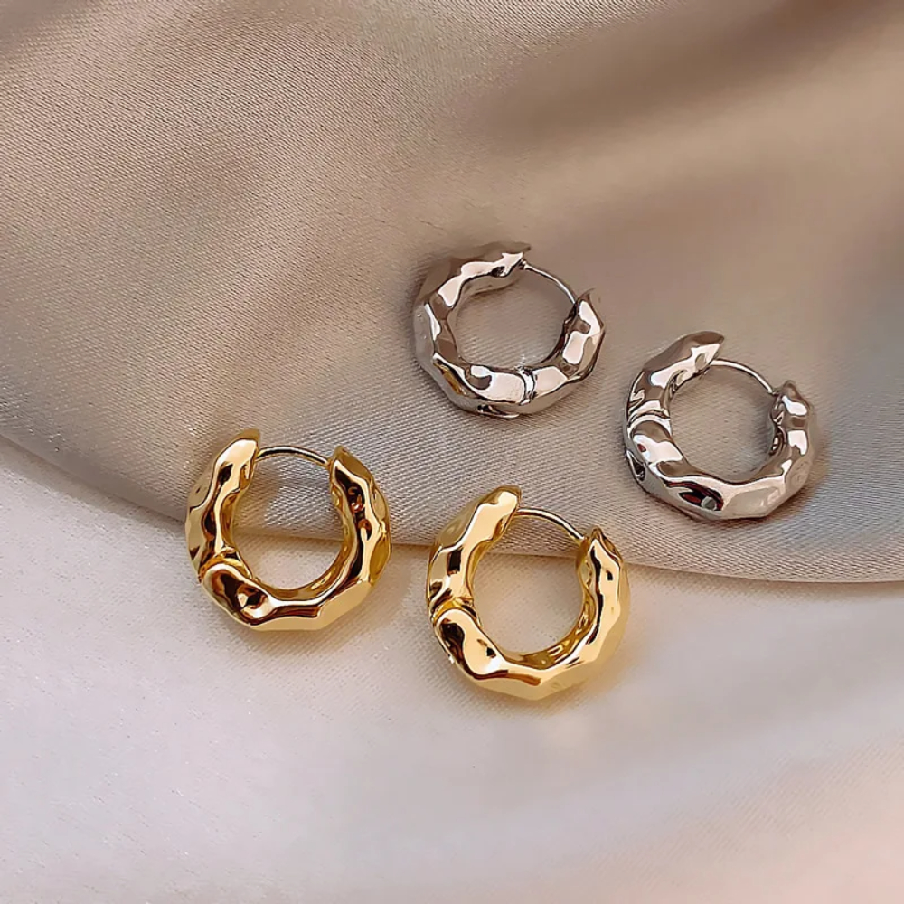 Mariasz Minimalist ใหม่ขายร้อนอินเทรนด์ชุบทองสีวงกลมต่างหูผู้หญิงหู Hoop ต่างหูเครื่องประดับคลาสสิก