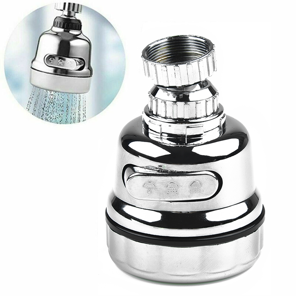 Obrotowy o 360 stopni aerator do kranu kuchennego Regulowany 3-trybowy filtr rozpylający Ruchoma głowica kranu kuchennego Dysza oszczędzająca wodę