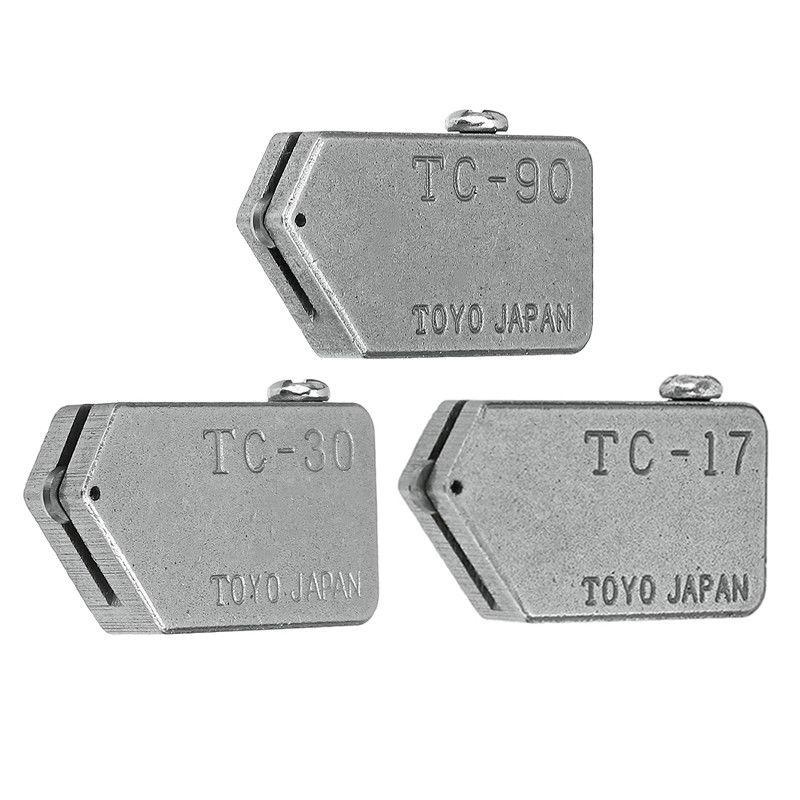 3 PCS Toyo Cortador de vidro manual Ferramentas de corte de vidro TC-10/17/30 Cabeça Conjunto de ferramentas de corte Diyi