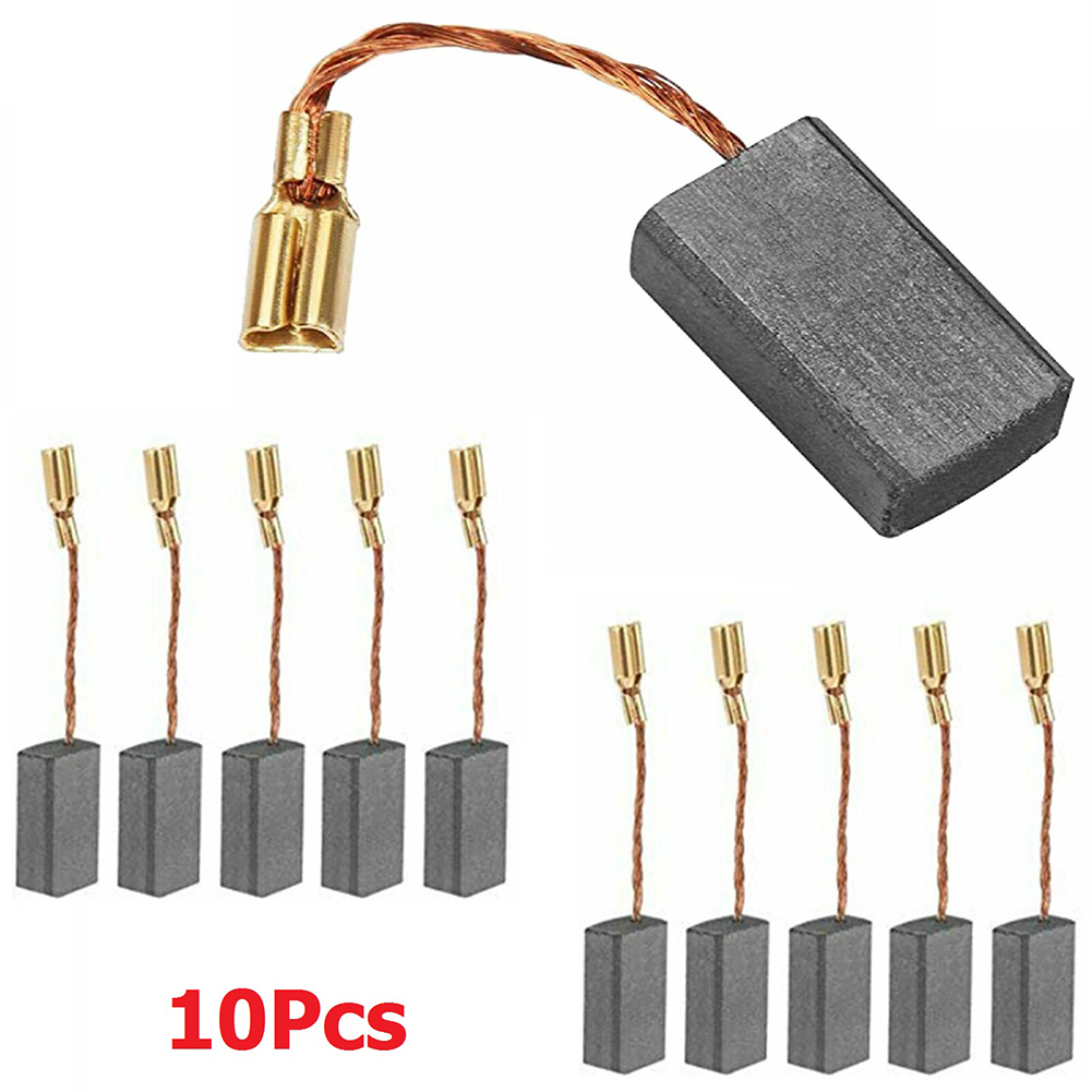 10 peças de reposição de escovas de carbono 5x8x15mm para motor bosch moedor de ângulo escovas de carbono acessórios de ferramenta elétrica