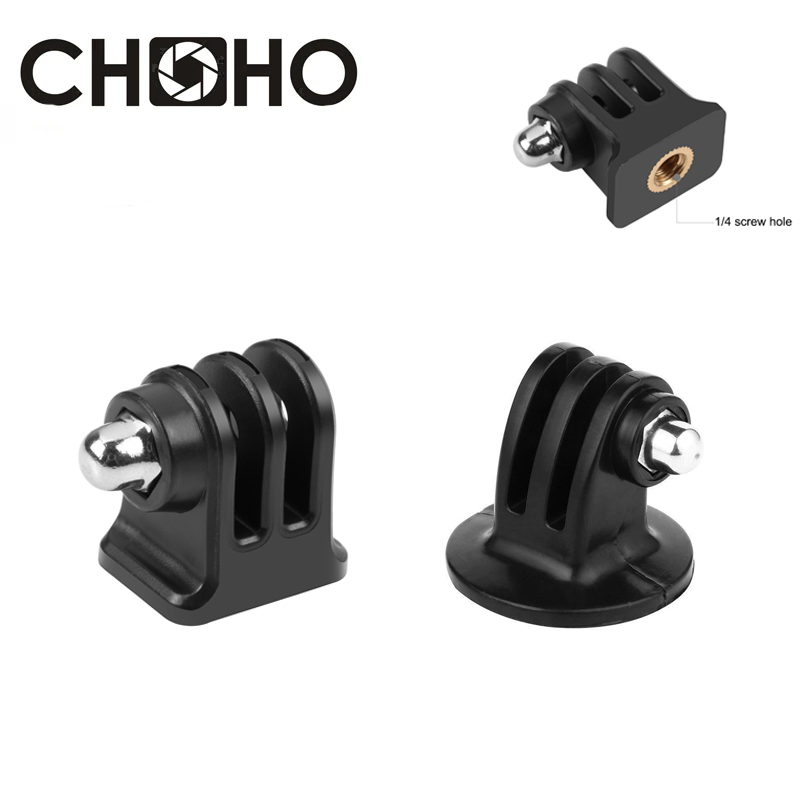 For Gopro Max 13 12 Accessories Tripod Adapter 1/4" Screw Mini Mount For Go Pro Hero Dji OSMO Action Pocket Insta360 X4 Camera