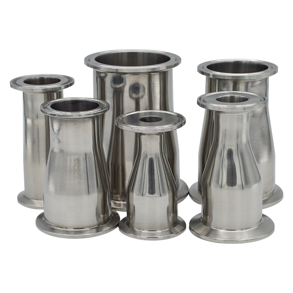 YQBS-Raccord sanitaire Beverer SUS304 LeicClamp, style virole, tube 1.5 "OD à 2" Tube OD