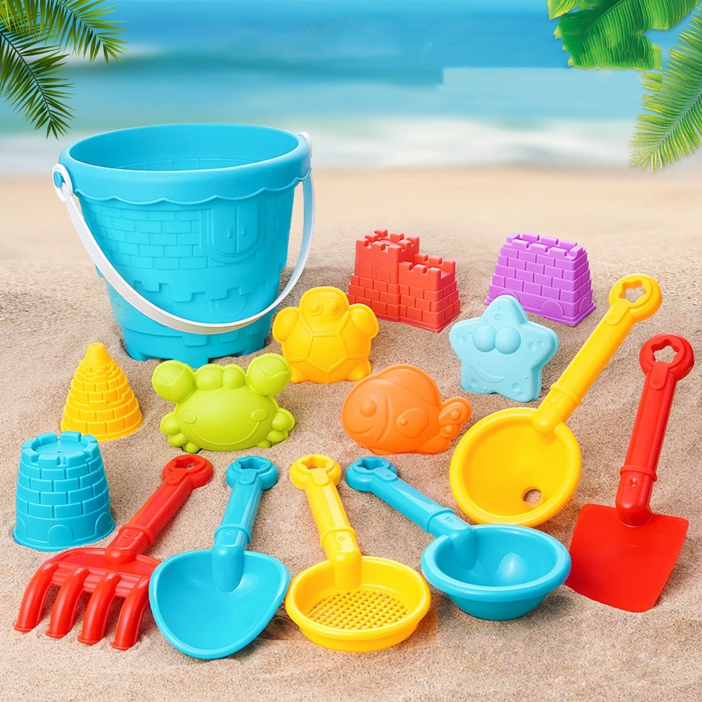 Juguetes de Playa para Niños, Herramientas para Excavar Arena, Palas para Jugar en el Agua, Cubos de Playa para Padres e Hijos, Juguetes para Niños y Niñas