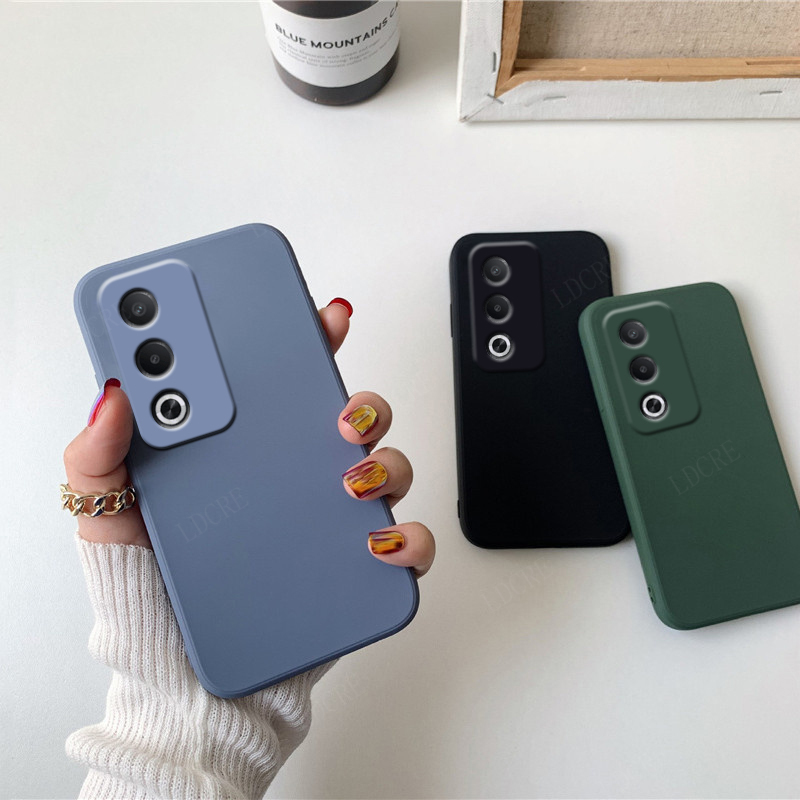 Per OPPO A80 5G Della Copertura Della Cassa OPPO A80 5G Capas Silicone Liquido Originale Del Telefono Paraurti Posteriore TPU Antiurto Morbido Fundas OPPO A80 5G