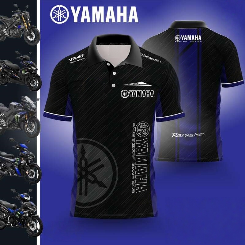 Nuova Collezione Estiva 2026: Polo YAMAHA Originale, Tuta da Gara, Maglietta da Moto Fuoristrada, Uniforme da Lavoro, Camicia Casual a Maniche Corte