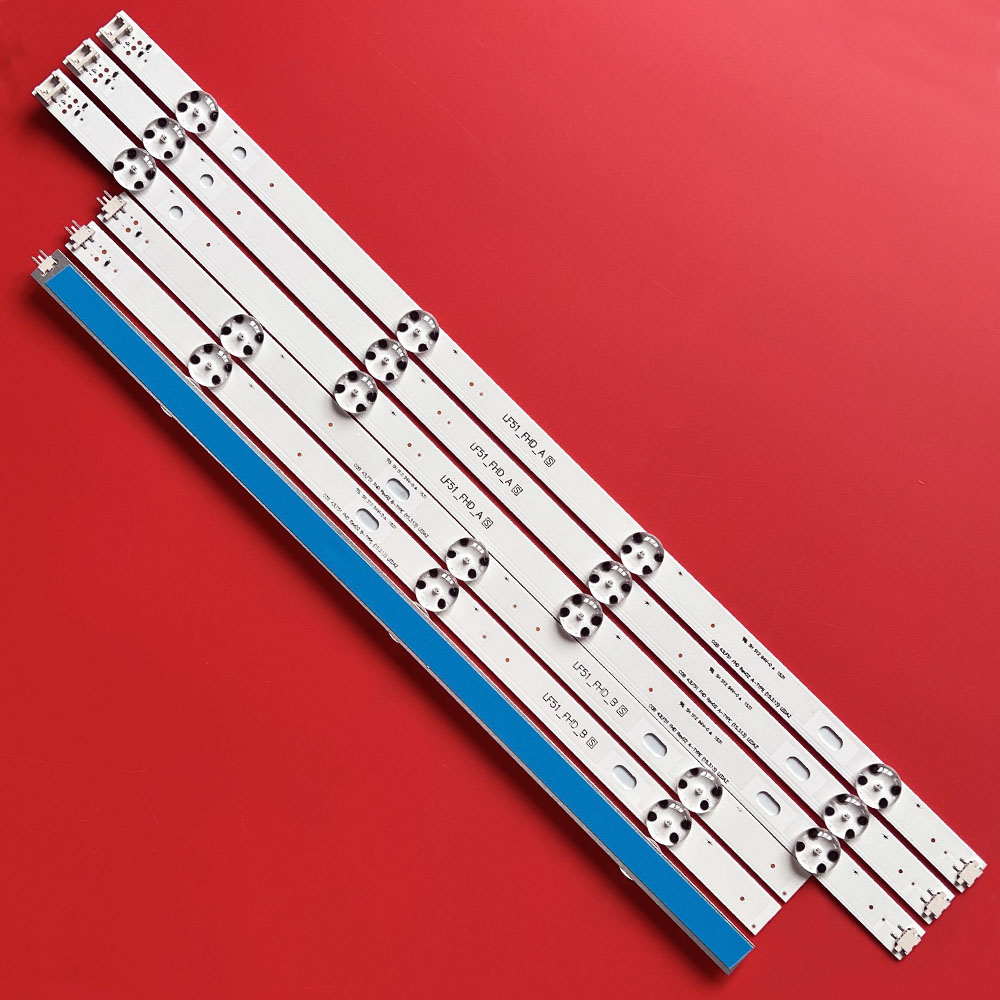 Bande LED pour 6916L-0962A 6916L-0962B 43LH5100 43LH5700 43LF510V LF51_FHD_A LF51_FHD_B LGE_WICOP_FHD 43INCH_REV00, 3/15 pièces