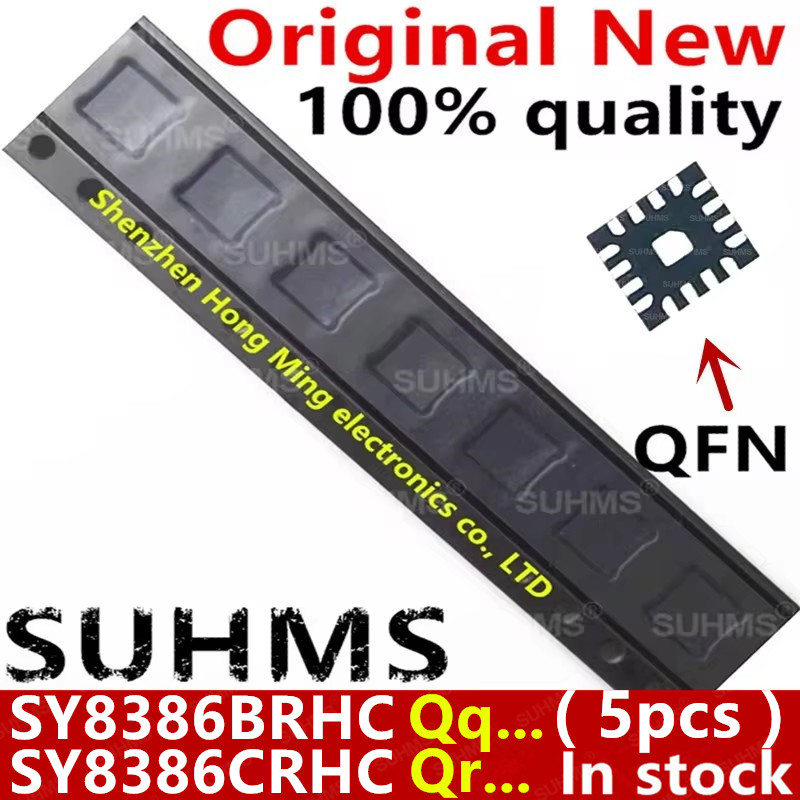 (5) 100% Mới SY8386BRHC SY8386B QqAZB QqBTB Q9A .. QFN-16 Chipset