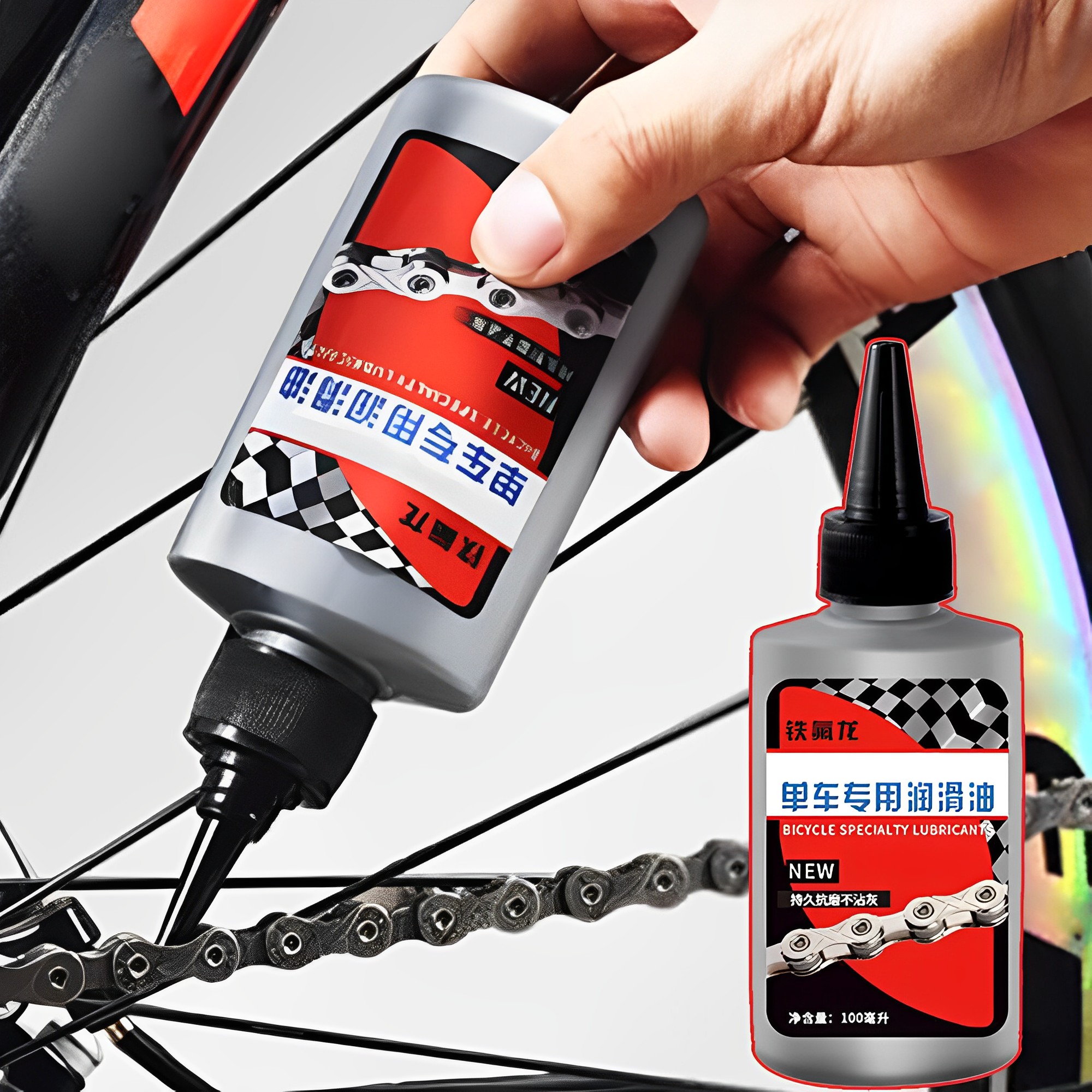 100 ミリリットル自転車特殊オイル潤滑剤 MTB ロードバイクマウンテンバイクドライ潤滑チェーンオイルフォークフライホイールチェーンサイクリングアクセサリー