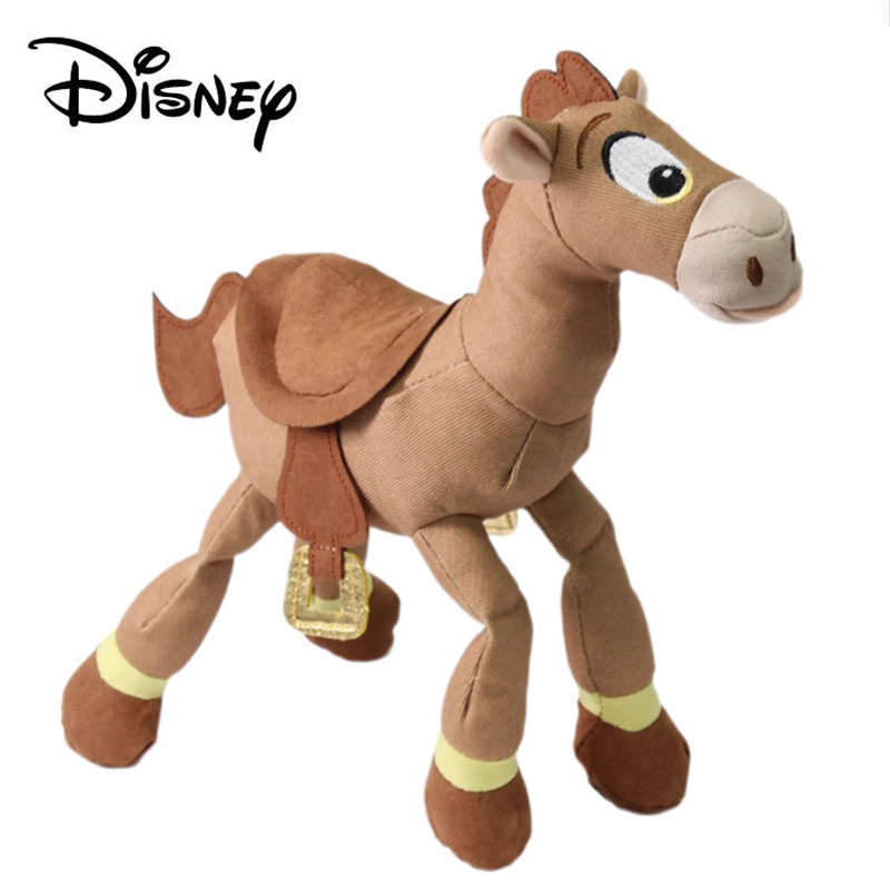 Kawaii Toy Story Woody Sheriff Bass Bullseye Kuscheltiere Niedliches Pferd Cartoon 25 cm Plüschpuppe Geburtstagsgeschenk für Kinder Plüschtier