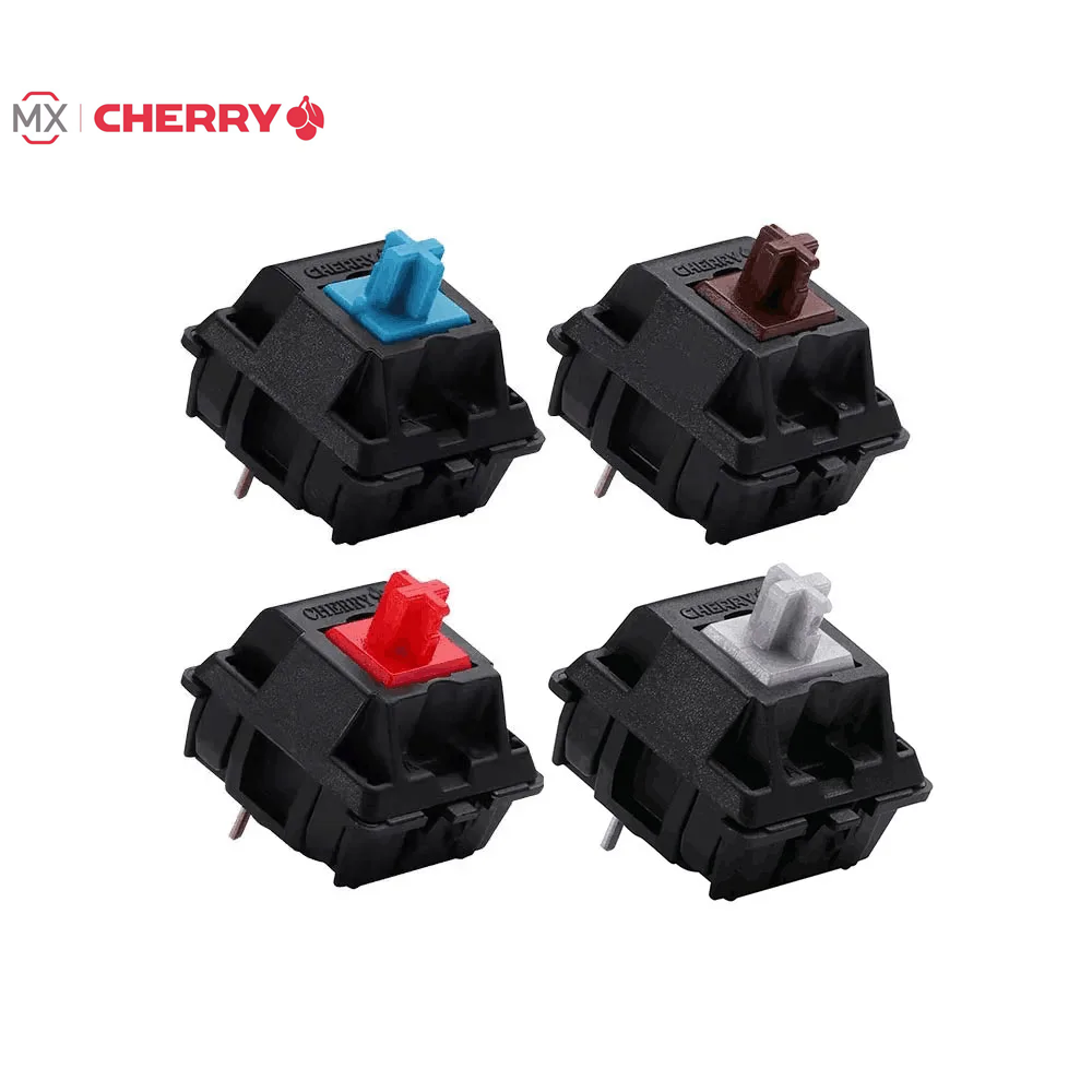 Original Cherry MX mechanische Tastatur schalter klicken linear taktil rot braun blau silber Schalter 3 Pin schwarz Shell für PC-Spieler