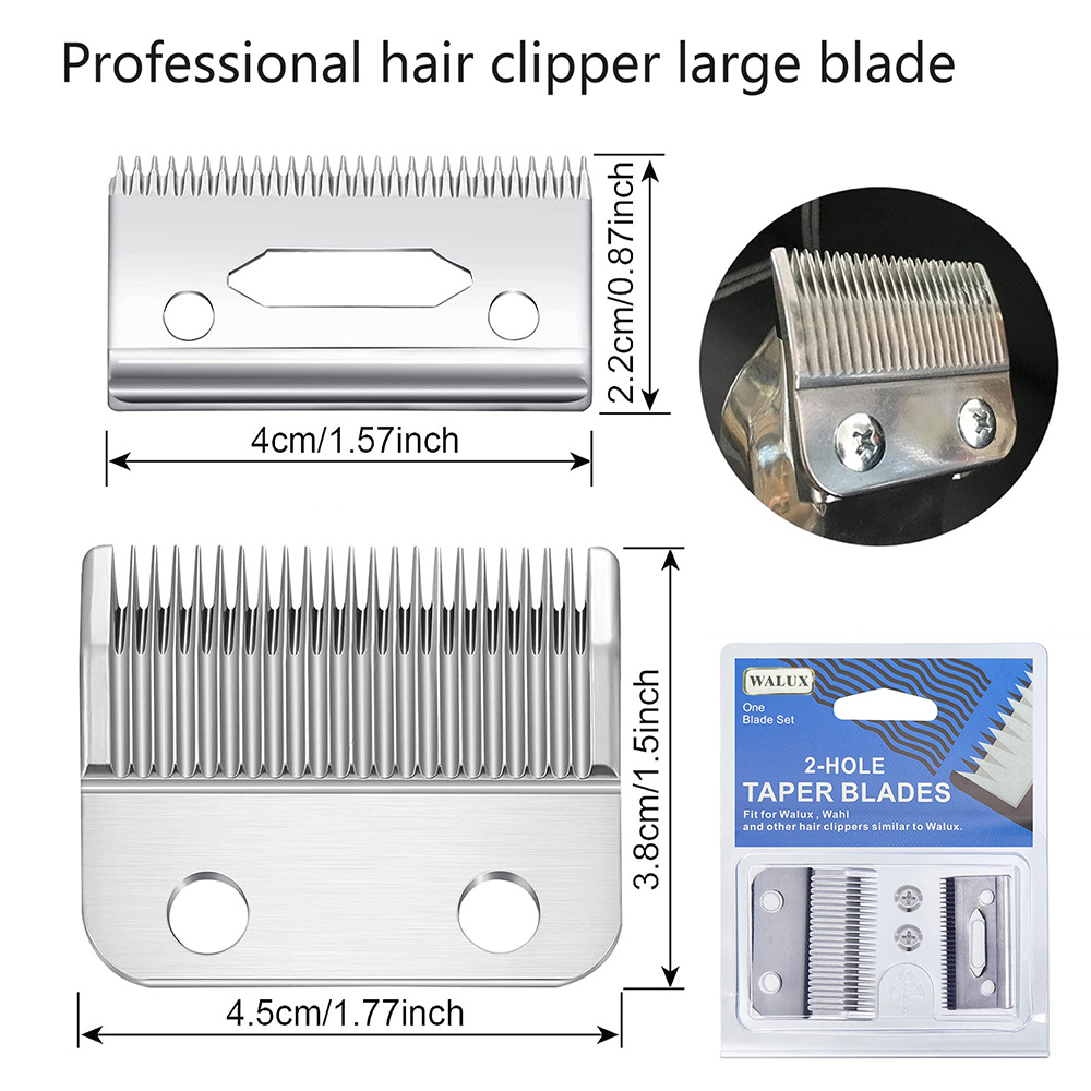 45mm Breite Große Professionelle Barber Haar Clipper Klinge für WAHL & Andis Super Taper Ersatz Allgemeine Klinge Set Drop verschiffen