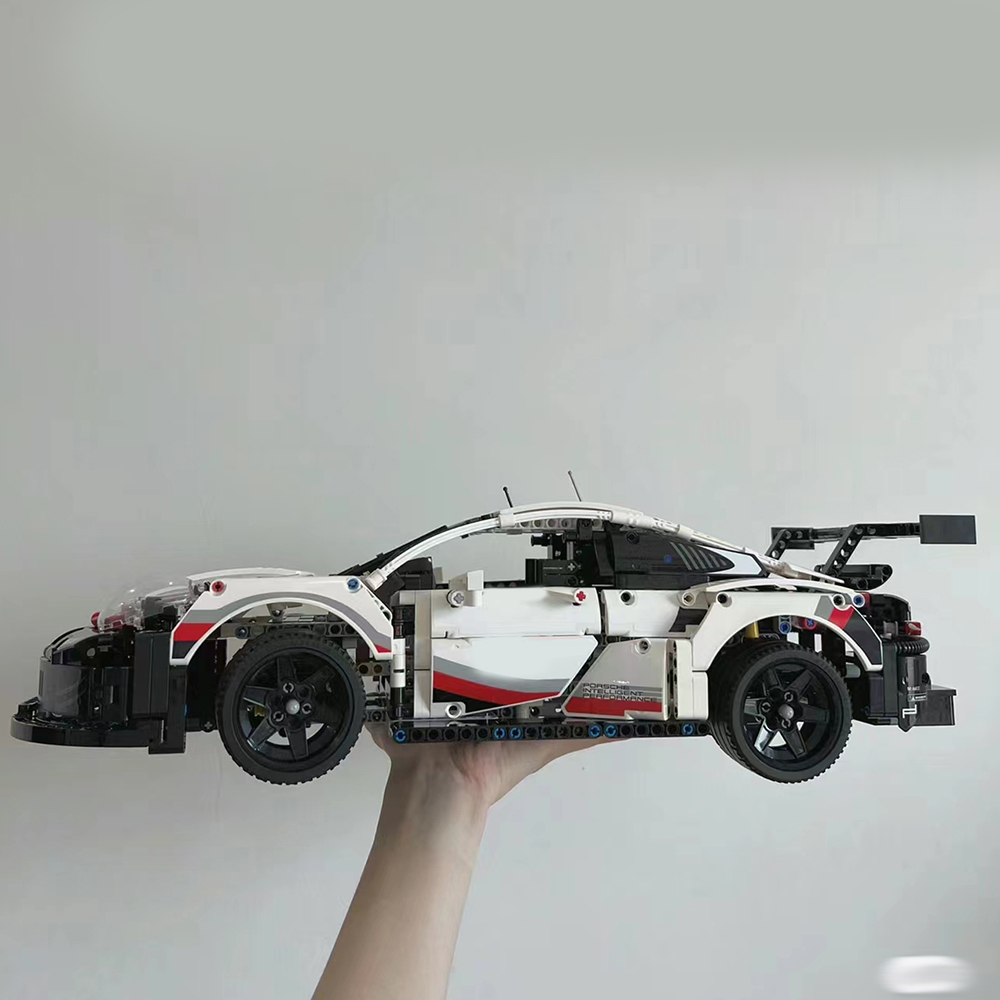 911 RSR kompatybilny z samochodami 88009 cegieł 1630 sztuk DIY zabawki prezenty świąteczne urodziny prezenty dominoes bloki zabawki budowlane