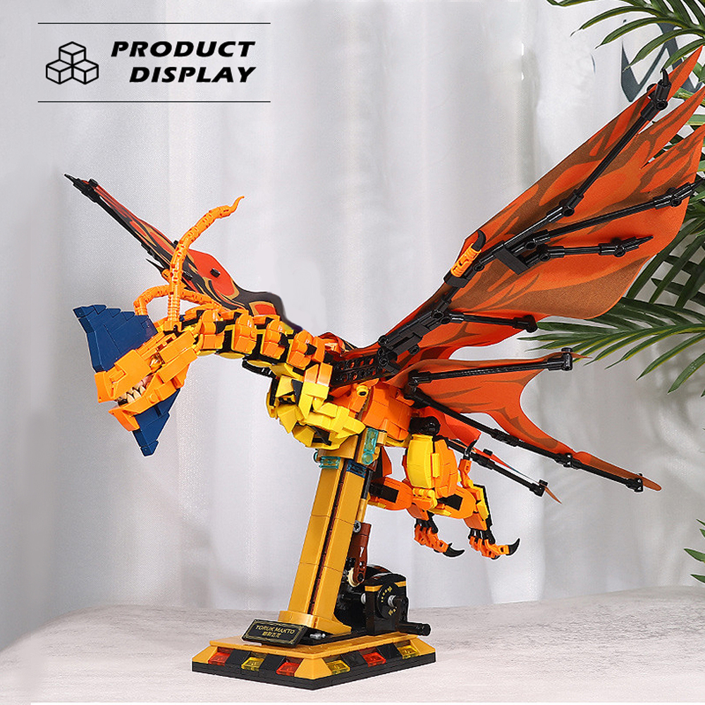 Blocs de construction Dragon Phantom Wyevrn, modèle de briques, série du film Terre du Milieu, série médiévale, dragon de glace, ensembles d'assemblage, jouets, cadeaux, décoration